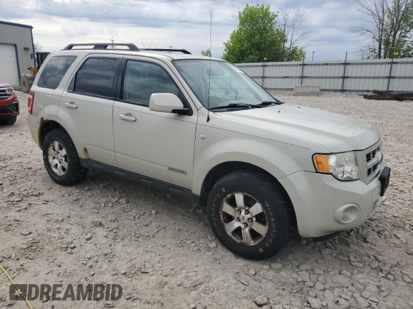 2008 Ford Escape Limited z VIN 1FMCU94118KA78596, wystawiony jako Copart lot #58429665 z przebiegiem 148 988 mil mil oraz Czysty tytuł • Clean title. Historia ofert i sprzedaży dostępna na DreamBid. Obrazek 4.
