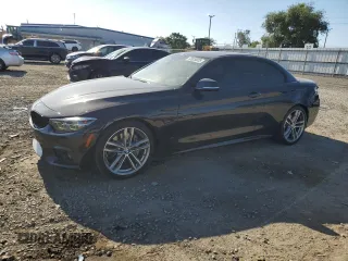 2018 BMW 4 Series 440i z VIN WBA4Z5C54JEE16519, wystawiony jako Copart lot #53020025 z przebiegiem 81 951 mil mil oraz Szkoda całkowita • Salvage title. Historia ofert i sprzedaży dostępna na DreamBid. Obrazek 1.