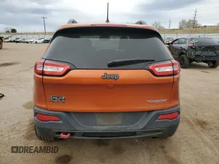2016 Jeep Cherokee Trailhawk with VIN 1C4PJMBS2GW132928, listed as a Copart auction lot 50914955 with 156,993 mi miles and Salvage Title. Bid and sale history available at DreamBid. Image 6.
