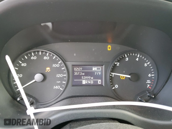 2018 Mercedes-Benz Metris Cargo with VIN WD3PG2EA3J3443129, listed as a Copart auction lot 40329324 with 53,999 mi miles and Salvage Title. Bid and sale history available at carsss.com. Image 9.