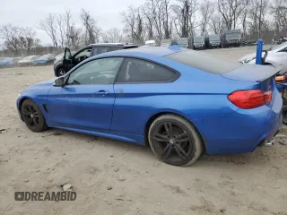 2014 BMW 4 Series 428i xDrive with VIN WBA3N9C5XEK245049, listed as a Copart auction lot 48901785 with 89,966 mi miles and Salvage title. Bid and sale history available at DreamBid. Image 2.