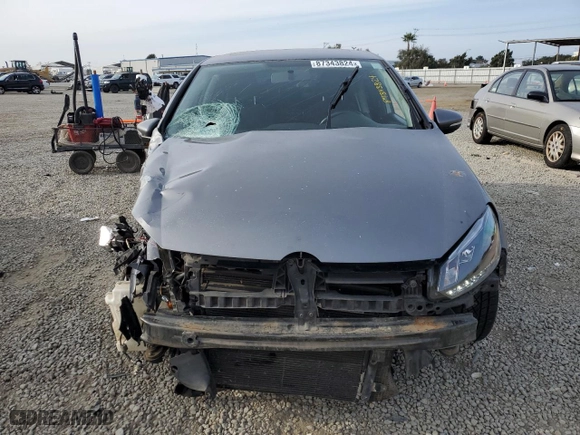 2011 Volkswagen Golf TDI with VIN WVWDM7AJ7BW072903, listed as a Copart auction lot 87343824 with 184,360 mi miles and Salvage Title. Bid and sale history available at carsss.com. Image 5.