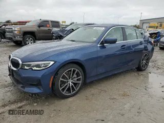 2021 BMW 3 Series 330i xDrive with VIN 3MW5R7J02M8B84689, listed as a Copart auction lot 55933925 with 49,937 mi miles and Salvage title. Bid and sale history available at DreamBid. Image 1.
