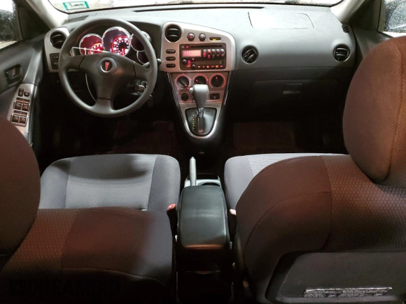 2005 Pontiac Vibe with VIN 5Y2SL63875Z464586, listed as a Copart auction lot 49972885 with 95,367 mi miles and Salvage Title. Bid and sale history available at DreamBid. Image 8.