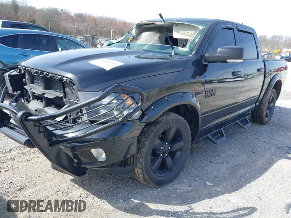 2018 Ram 1500 SLT with VIN 1C6RR7LT7JS294389, listed as a IAAI auction lot 41600149 with 109,504 mi miles. Bid and sale history available at carsss.com. Image 2.