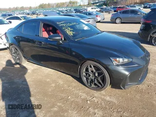 2018 Lexus IS 350 z VIN JTHCZ1D2XJ5015676, wystawiony jako IAAI lot #41816860 z przebiegiem 100 491 mil mil oraz . Historia ofert i sprzedaży dostępna na DreamBid. Obrazek 1.