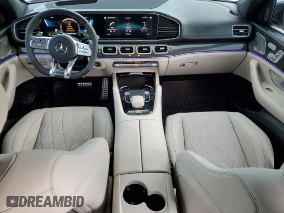 2022 Mercedes-Benz GLS 63 AMG with VIN 4JGFF8KEXNA815612, listed as a Copart auction lot 41579105 with 45,603 mi miles and Salvage Title. Bid and sale history available at DreamBid. Image 8.