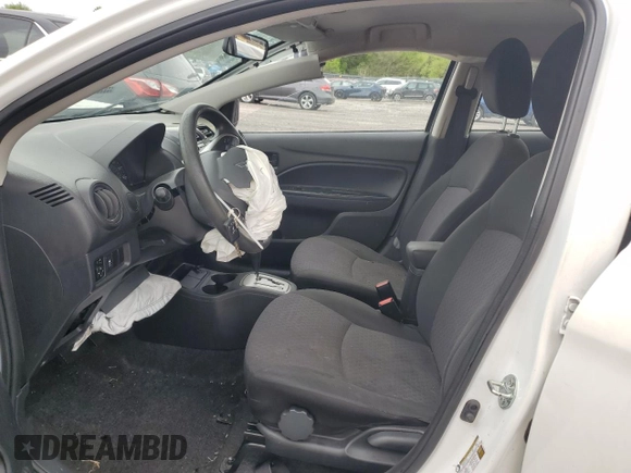 2020 Mitsubishi Mirage ES z VIN ML32A3HJ6LH010710, wystawiony jako Copart lot #53871695 z przebiegiem 61 487 mil mil oraz Szkoda całkowita • Salvage title. Historia ofert i sprzedaży dostępna na DreamBid. Obrazek 7.