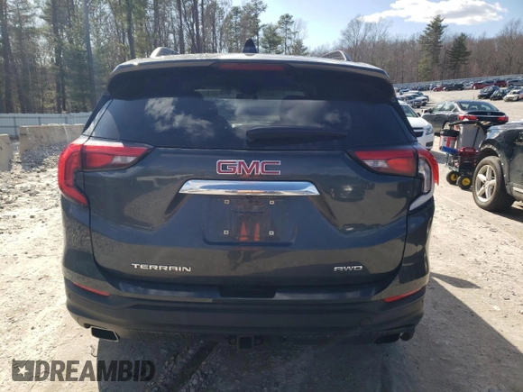 2018 GMC Terrain SLE with VIN 3GKALTEXXJL310605, listed as a Copart auction lot 50439785 with 113,642 mi miles and Salvage Title. Bid and sale history available at carsss.com. Image 6.