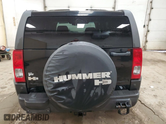 2009 Hummer H3 SUV Luxury with VIN 5GTEN13E298111760, listed as a Copart auction lot 88753705 with 169,774 mi miles and Clean Title. Bid and sale history available at carsss.com. Image 6.