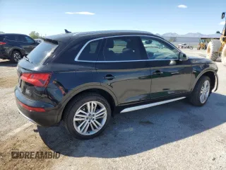 2018 Audi Q5 Premium Plus with VIN WA1BNAFY7J2209393, listed as a Copart auction lot 62452055 with 33,944 mi miles and Salvage title. Bid and sale history available at DreamBid. Image 3.