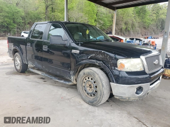 2008 Ford F-150 XLT with VIN 1FTPW12V38FB49393, listed as a Copart auction lot 52054265 with 301,847 mi miles and Salvage Title. Bid and sale history available at carsss.com. Image 4.