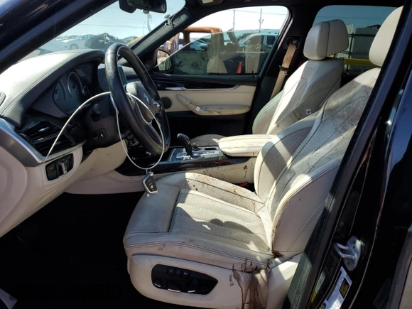 2018 BMW X5 xDrive35i with VIN 5UXKR0C57JL073516, listed as a Copart auction lot 52698145 with 85,129 mi miles and Clean Title. Bid and sale history available at carsss.com. Image 7.