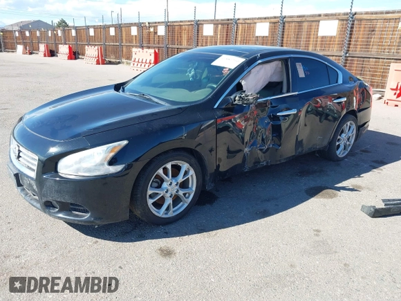 2014 Nissan Maxima SV with VIN 1N4AA5AP0EC453850, listed as a IAAI auction lot 41881210 with Not Provided miles and . Bid and sale history available at DreamBid. Image 2.