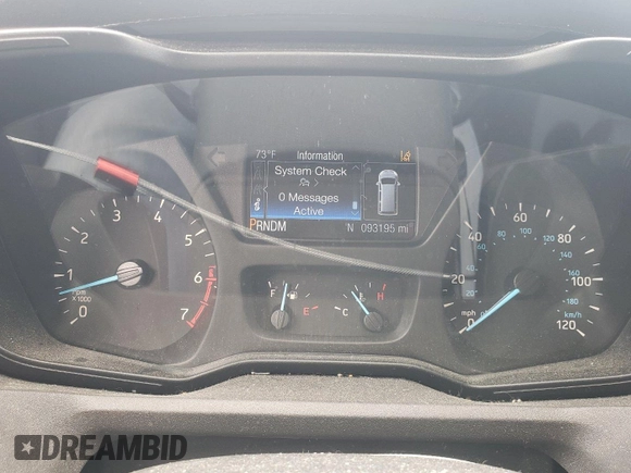 2019 Ford Transit with VIN 1FTYR1YG1KKA38053, listed as a IAAI auction lot 42631415 with 93,195 mi miles and . Bid and sale history available at DreamBid. Image 1.