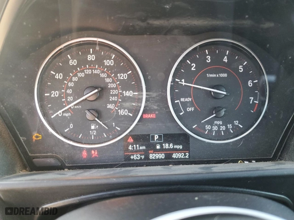 2016 BMW 2 Series M235i with VIN WBA1J7C51GV359949, listed as a Copart auction lot 44354945 with 82,990 mi miles and Salvage Title. Bid and sale history available at carsss.com. Image 9.