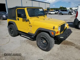 2003 Jeep Wrangler X with VIN 1J4FA39S83P368090, listed as a Copart auction lot 69773284 with 216,671 mi miles and Salvage Title. Bid and sale history available at carsss.com. Image 4.