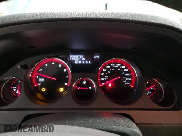 2007 GMC Acadia SLT with VIN 1GKEV23717J163308, listed as a Copart auction lot 42422875 with 199,287 mi miles and Salvage Title. Bid and sale history available at carsss.com. Image 9.