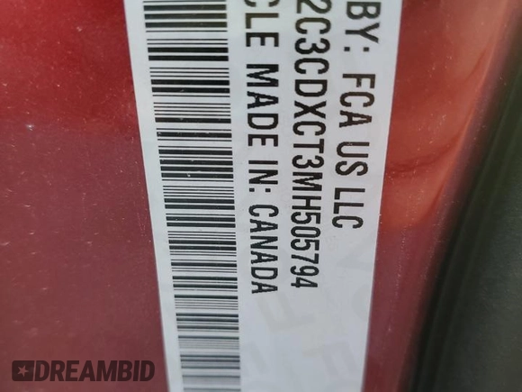 2021 Dodge Charger R/T with VIN 2C3CDXCT3MH505794, listed as a Copart auction lot 78973924 with 101,743 mi miles and Salvage title. Bid and sale history available at DreamBid. Image 13.