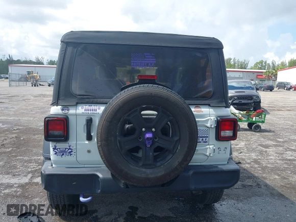2018 Jeep Wrangler Sport with VIN 1C4GJXAGXJW151460, listed as a IAAI auction lot 42465411 with Not provided miles and . Bid and sale history available at DreamBid. Image 16.