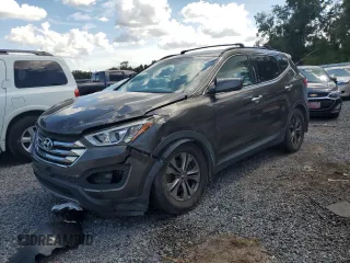 2014 Hyundai Santa Fe with VIN 5XYZU3LB7EG188348, listed as a Copart auction lot 61244095 with 98,806 mi miles and Salvage title. Bid and sale history available at DreamBid. Image 1.