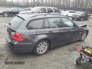2007 BMW 3 Series 328xi with VIN WBAVT73517FZ36937, listed as a Copart auction lot 84458504 with 109,143 mi miles and Salvage title. Bid and sale history available at DreamBid. Image 3.