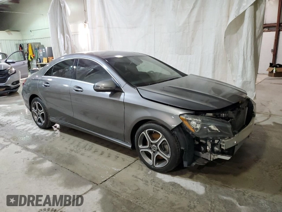 2018 Mercedes-Benz CLA with VIN WDDSJ4EB3JN683295, listed as a Copart auction lot 53236623 with 31,337 mi miles. Bid and sale history available at carsss.com. Image 4.