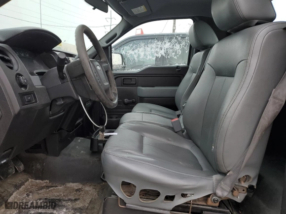 2014 Ford F-150 XL with VIN 1FTMF1CM2EKD41495, listed as a Copart auction lot 45308335 with 158,660 mi miles and Salvage Title. Bid and sale history available at carsss.com. Image 7.