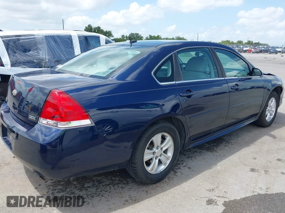 2012 Chevrolet Impala LS Retail with VIN 2G1WA5E3XC1187904, listed as a IAAI auction lot 42535156 with 143,790 mi miles and . Bid and sale history available at DreamBid. Image 4.