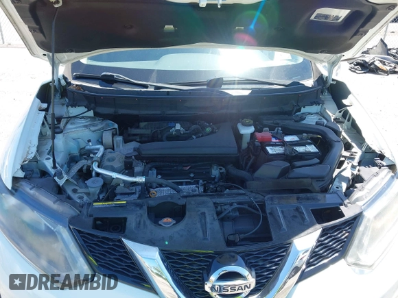 2016 Nissan Rogue S with VIN KNMAT2MT5GP614099, listed as a IAAI auction lot 42044016 with 15,563 mi miles. Bid and sale history available at carsss.com. Image 10.