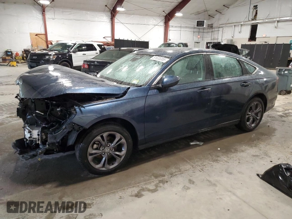 2024 Honda Accord EX with VIN 1HGCY1F30RA087467, listed as a Copart auction lot 51635355 with 3,101 mi miles and Salvage title. Bid and sale history available at DreamBid. Image 1.