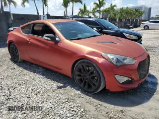 2013 Hyundai Genesis Coupe Track z VIN KMHHU6KJXDU091756, wystawiony jako Copart lot #51409625 z przebiegiem 112 585 mil mil oraz Czysty tytuł • Clean title. Historia ofert i sprzedaży dostępna na DreamBid. Obrazek 4.