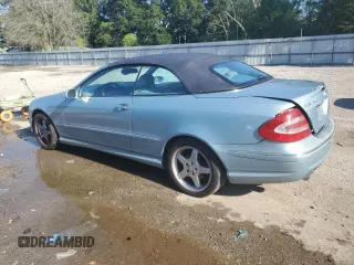 2004 Mercedes-Benz CLK 500 with VIN WDBTK75G54T013397, listed as a Copart auction lot 69033014 with 157,888 mi miles and Salvage Title. Bid and sale history available at carsss.com. Image 2.