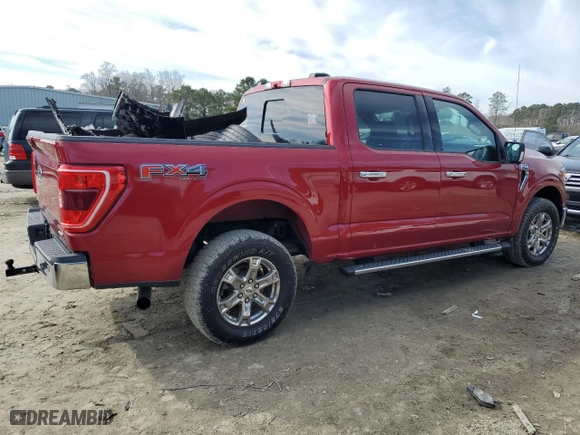 2021 Ford F-150 XL with VIN 1FTFW1E86MKE10888, listed as a Copart auction lot 46068465 with 60,690 mi miles and Salvage Title. Bid and sale history available at carsss.com. Image 3.