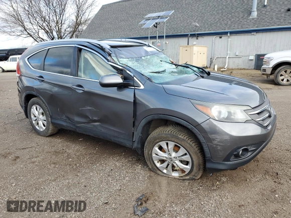 2013 Honda CR-V EX-L with VIN 2HKRM4H75DH618668, listed as a Copart auction lot 51137975 with 115,237 mi miles and Non Repairable. Bid and sale history available at carsss.com. Image 4.