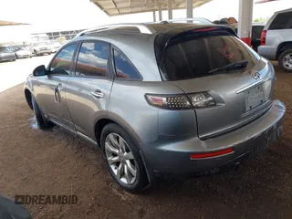 2007 Infiniti FX with VIN JNRAS08W97X205566, listed as a IAAI auction lot 42034778 with 193,183 mi miles and . Bid and sale history available at DreamBid. Image 3.