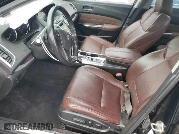 2015 Acura TLX Technology with VIN 19UUB2F50FA008629, listed as a Copart auction lot 63496325 with 86,147 mi miles and Clean title. Bid and sale history available at DreamBid. Image 7.