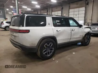 2023 Rivian R1S Adventure with VIN 7PDSGABA8PN014637, listed as a Copart auction lot 46277855 with 20,343 mi miles and Salvage Title. Bid and sale history available at DreamBid. Image 3.