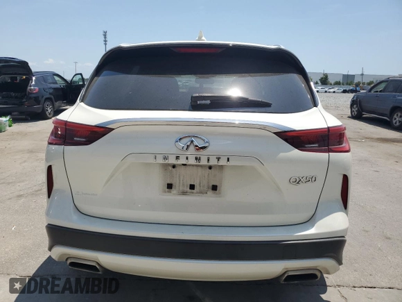 2021 Infiniti QX50 Luxe z VIN 3PCAJ5BA1MF120269, wystawiony jako Copart lot #58156515 z przebiegiem 65 464 mil mil oraz Szkoda całkowita • Salvage title. Historia ofert i sprzedaży dostępna na DreamBid. Obrazek 6.