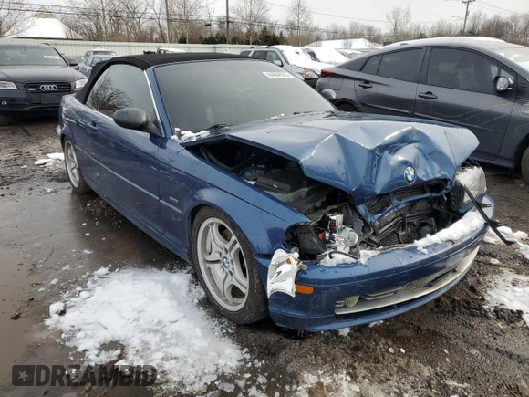 2003 BMW 3 Series 330Ci with VIN WBABS53453EV90537, listed as a Copart auction lot 44604935 with 143,530 mi miles and Salvage Title. Bid and sale history available at carsss.com. Image 4.