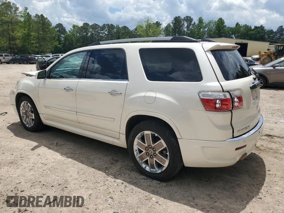 2012 GMC Acadia Denali z VIN 1GKKVTED6CJ148101, wystawiony jako Copart lot #57058195 z przebiegiem 105 231 mil mil oraz Szkoda całkowita • Salvage title. Historia ofert i sprzedaży dostępna na DreamBid. Obrazek 2.