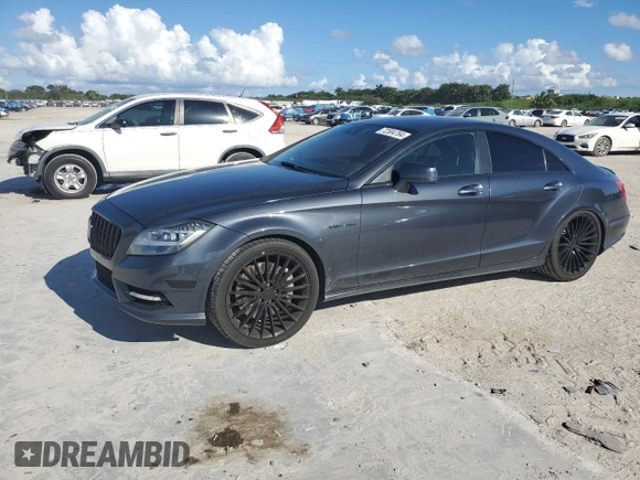 2014 Mercedes-Benz CLS 550 z VIN WDDLJ9BBXEA098250, wystawiony jako Copart lot #72584764 z przebiegiem 154 463 mil mil oraz Szkoda całkowita • Salvage title. Historia ofert i sprzedaży dostępna na DreamBid. Obrazek 1.