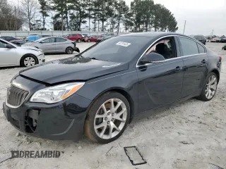 2016 Buick Regal GS with VIN 2G4GU5GX0G9134327, listed as a Copart auction lot 48791635 with 118,505 mi miles and Salvage Title. Bid and sale history available at carsss.com. Image 1.