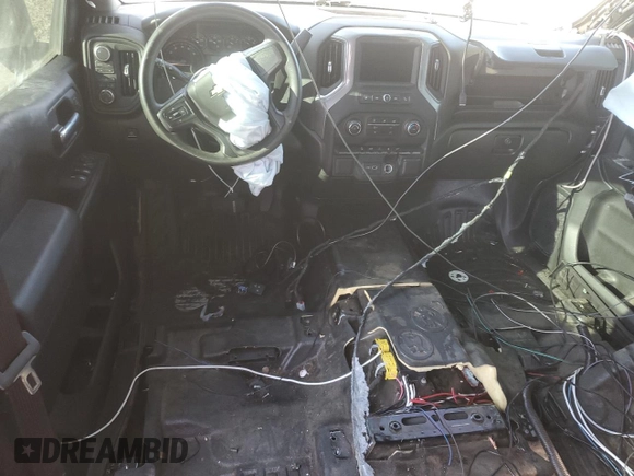 2021 Chevrolet Silverado 1500 Work Truck with VIN 1GCUYAEF0MZ158563, listed as a Copart auction lot 82125294 with 54,103 mi miles and Salvage Title. Bid and sale history available at DreamBid. Image 8.