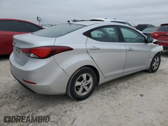 2015 Hyundai Elantra SE z VIN 5NPDH4AE5FH581650, wystawiony jako Copart lot #43811385 z przebiegiem 152 007 mil mil oraz Szkody całkowita. Historia ofert i sprzedaży dostępna na DreamBid. Obrazek 3.