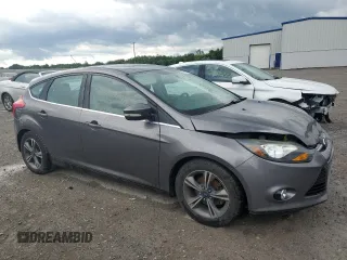 2014 Ford Focus Titanium with VIN 1FADP3N20EL329415, listed as a Copart auction lot 60881115 with 97,382 mi miles and Salvage title. Bid and sale history available at DreamBid. Image 4.