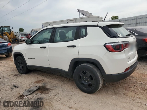 2018 Jeep Compass Sport z VIN 3C4NJCAB3JT123431, wystawiony jako Copart lot #63045144 z przebiegiem 118 849 mil mil oraz Szkoda całkowita • Salvage title. Historia ofert i sprzedaży dostępna na DreamBid. Obrazek 2.