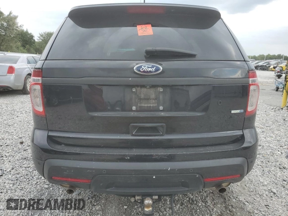 2013 Ford Utility Police Interceptor with VIN 1FM5K8AR8DGC63020, listed as a Copart auction lot 69614454 with 125,682 mi miles and Salvage Title. Bid and sale history available at carsss.com. Image 6.