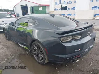 2023 Chevrolet Camaro ZL1 with VIN 1G1FK1R60P0102922, listed as a IAAI auction lot 40429422 with 49,272 mi miles and . Bid and sale history available at DreamBid. Image 3.