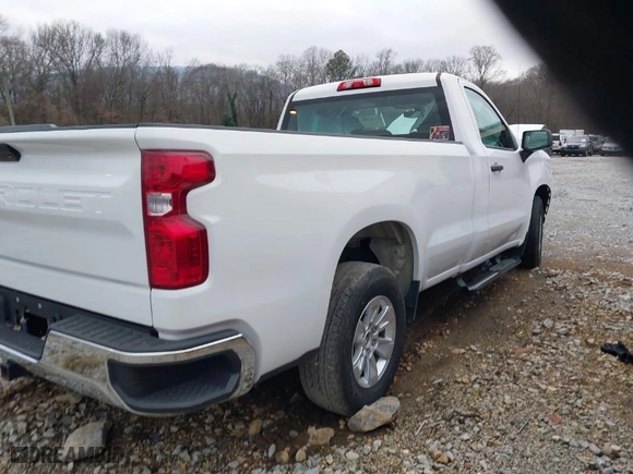 2022 Chevrolet Silverado 1500 LTD Work Truck with VIN 3GCNWAED0NG165085, listed as a IAAI auction lot 41231250 with 36,950 mi miles. Bid and sale history available at carsss.com. Image 4.